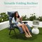 Best Choice Products Oversized Zero Gravity Chair, Folding Recliner w/ Removable Cushion, Side Tray